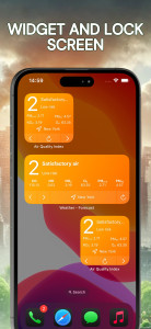 اسکرین شات 3 برنامه Air Quality Widget