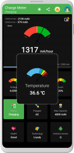 اسکرین شات برنامه Charge Meter 6