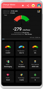 اسکرین شات برنامه Charge Meter 4