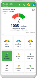 اسکرین شات 1 برنامه Charge Meter