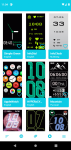 اسکرین شات 1 برنامه Honor Band 6 Watch Faces