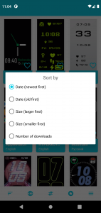 اسکرین شات 3 برنامه Honor Band 6 Watch Faces