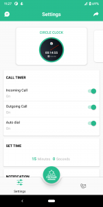 اسکرین شات برنامه Call Timer 4