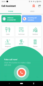 اسکرین شات برنامه Fake Call and Sms 1