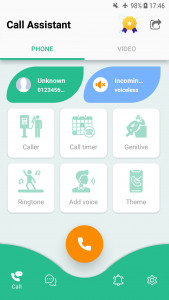اسکرین شات 2 برنامه Fake Call and Sms