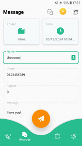 اسکرین شات 4 برنامه Fake Call and Sms
