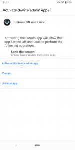 اسکرین شات برنامه Screen Off and Lock 6