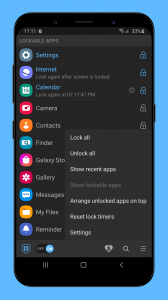 اسکرین شات برنامه App Locker - Protect apps 3