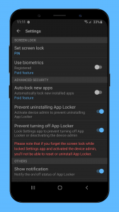 اسکرین شات برنامه App Locker - Protect apps 4