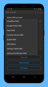 اسکرین شات 2 برنامه DNS Changer - Better Internet