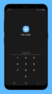اسکرین شات 1 برنامه File Locker - Protect files