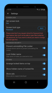 اسکرین شات برنامه File Locker - Protect files 6