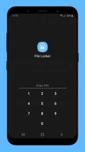 اسکرین شات برنامه File Locker - Protect files 1