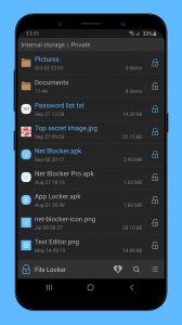 اسکرین شات برنامه File Locker - Protect files 2