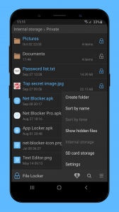 اسکرین شات برنامه File Locker - Protect files 4