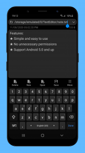 اسکرین شات 5 برنامه Text Editor - Plain Notepad