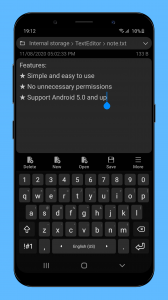 اسکرین شات 4 برنامه Text Editor - Plain Notepad
