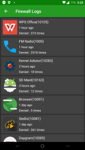 اسکرین شات 2 برنامه AFWall+ (Android Firewall +)
