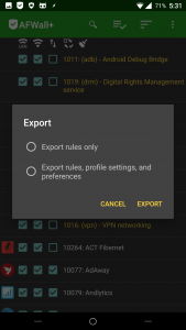 اسکرین شات برنامه AFWall+ (Android Firewall +) 7