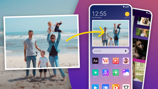 اسکرین شات 6 برنامه Photo Widget