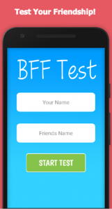 اسکرین شات برنامه BFF Friendship Test 1