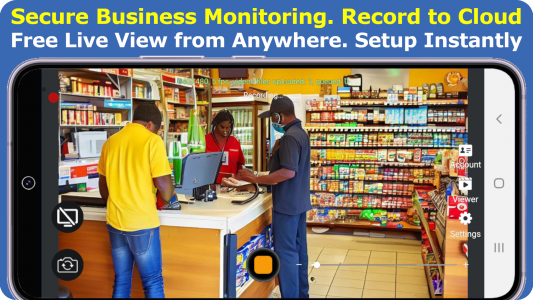 اسکرین شات 3 برنامه Mobile Security Camera (FTP)