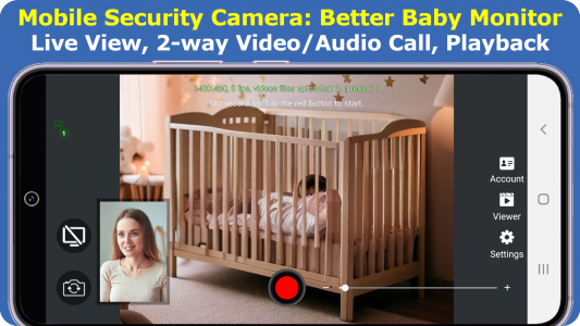 اسکرین شات برنامه Mobile Security Camera (FTP) 4