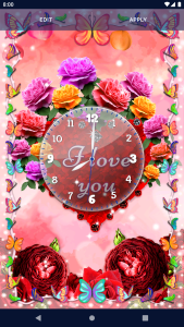 اسکرین شات 3 برنامه Diamond Hearts Live Wallpaper
