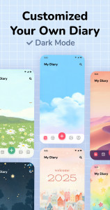 اسکرین شات 3 برنامه Diary with Lock: Diary Journal