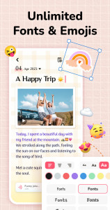 اسکرین شات 5 برنامه Diary with Lock: Diary Journal