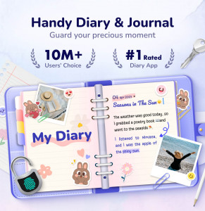 اسکرین شات برنامه Daily Diary: My Journal Diary 1