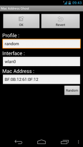اسکرین شات برنامه Mac Address Ghost 3