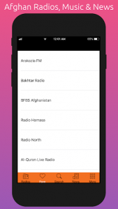 اسکرین شات برنامه Afghan All Live Radios, Music, News & Media Online 5