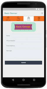 اسکرین شات برنامه Basic German Language Learning App For Beginners 4