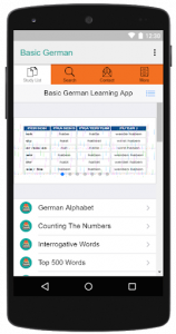اسکرین شات برنامه Basic German Language Learning App For Beginners 1