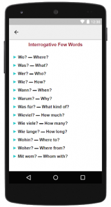 اسکرین شات برنامه Basic German Language Learning App For Beginners 2