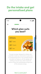 اسکرین شات 3 برنامه Calorie, Carb & Fat Counter