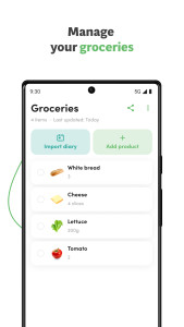 اسکرین شات 8 برنامه Calorie, Carb & Fat Counter