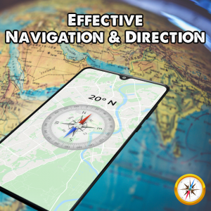 اسکرین شات 2 برنامه Pro Compass - Easy Compass