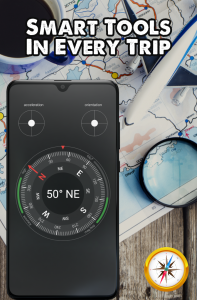 اسکرین شات برنامه Pro Compass - Easy Compass 7