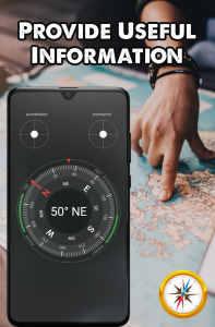 اسکرین شات برنامه Pro Compass - Easy Compass 3