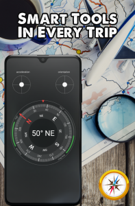 اسکرین شات 7 برنامه Pro Compass - Easy Compass
