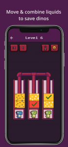 اسکرین شات بازی Sorting Puzzle: Save the Dinos 1
