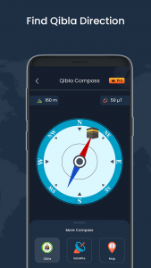 اسکرین شات برنامه Digital Compass & Weather LIVE 8