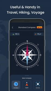 اسکرین شات برنامه Digital Compass & Weather LIVE 4