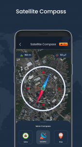 اسکرین شات 3 برنامه Digital Compass & Weather LIVE