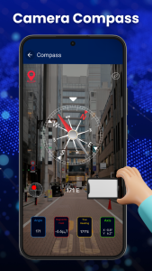 اسکرین شات 4 برنامه Compass App: Accurate Compass