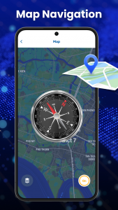 اسکرین شات 5 برنامه Compass App: Accurate Compass