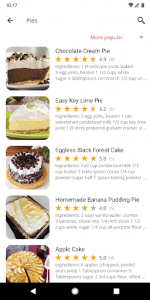 اسکرین شات برنامه Cake and Baking Recipes 2
