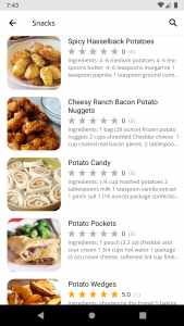 اسکرین شات برنامه Potato Recipes 2